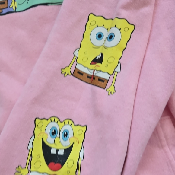 Nickelodeon Pink SpongeBob Bikini Bottom License Hoodie - Picture 6 of 9